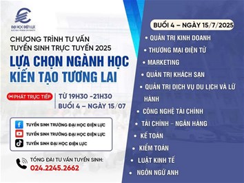 LIVE TƯ VẤN TUYỂN SINH – KHOA KẾ TOÁN – TÀI CHÍNH