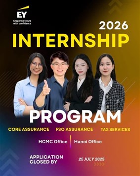 CHƯƠNG TRÌNH TUYỂN DỤNG THỰC TẬP SINH 2026 – EY VIỆT NAM