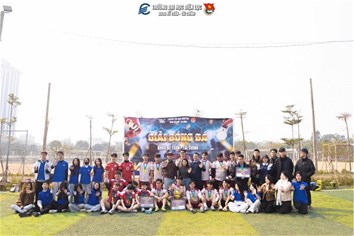 LỄ BẾ MẠC GIẢI BÓNG ĐÁ NAM KHOA KẾ TOÁN – TÀI CHÍNH, TRƯỜNG ĐẠI HỌC ĐIỆN LỰC – NĂM HỌC 2025 - 2026