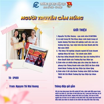 Người truyền cảm hứng #02