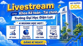 THÔNG BÁO LIVESTREAM TƯ VẤN TUYỂN SINH 2026 KHOA KẾ TOÁN - TÀI CHÍNH